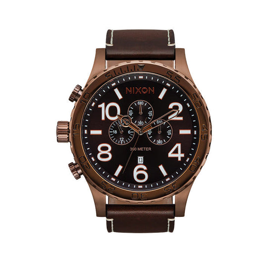 Nixon 51-30 Dark Roast Watch - A1392-5240-00