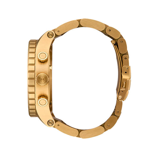 Nixon 51-30 Gold & Turquoise Watch - A1389-5345-00